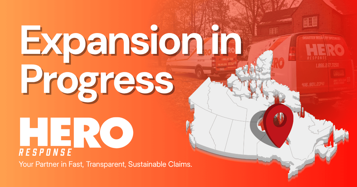 Hero Response étend ses services de restauration en Ontario avec deux nouveaux emplacements