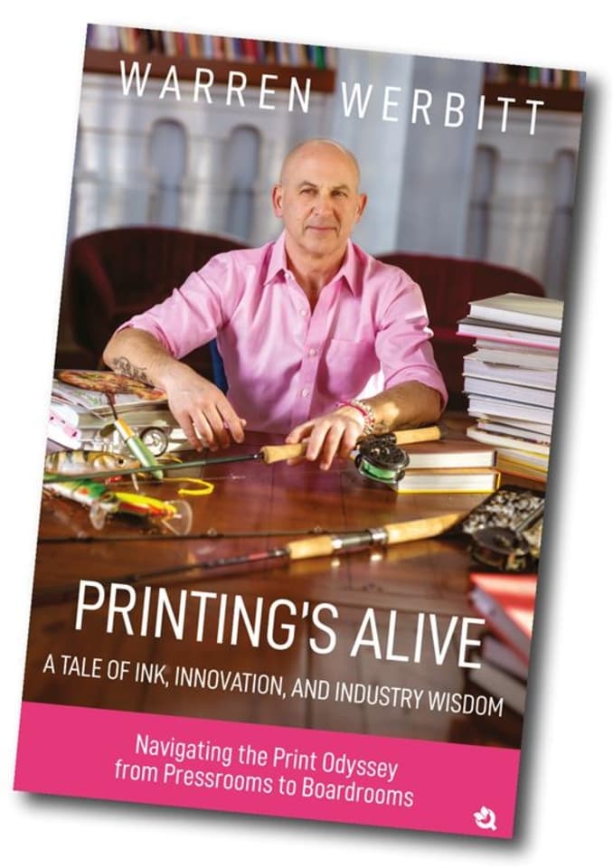 Warren Werbitt, leader de l'industrie de l'impression, publie son premier livre 'Printing's Alive' avant un grand salon professionnel